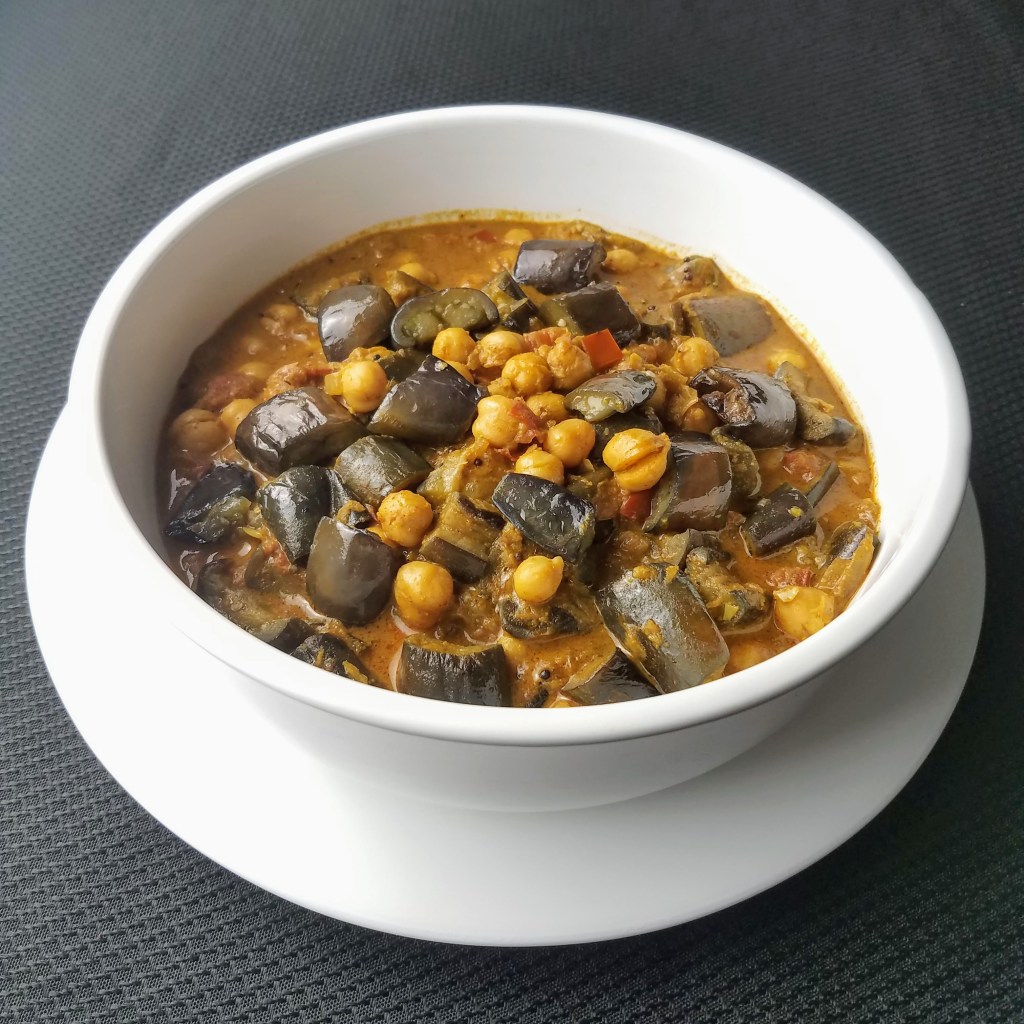 Eggplant with Chickpeas