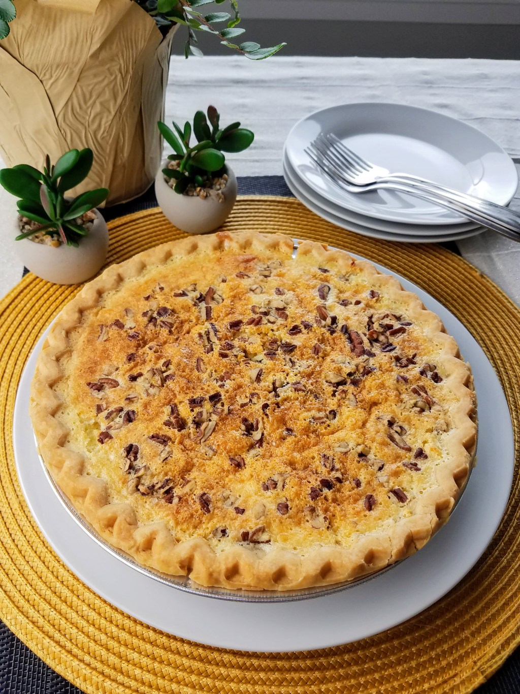 Pecan Cheese Cake&nbsp;Pie
