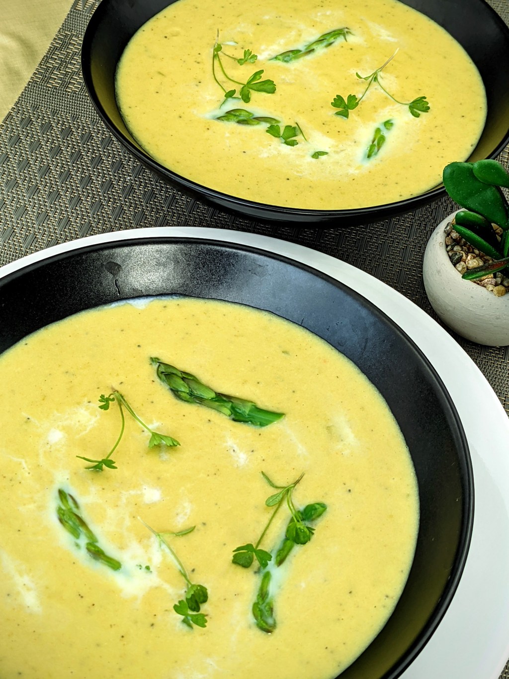 Curried Asparagus Soup