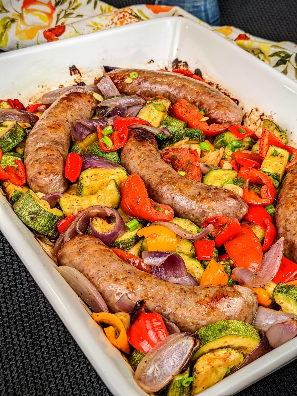 One Pan Sausage and Vegetable&nbsp;Dinner